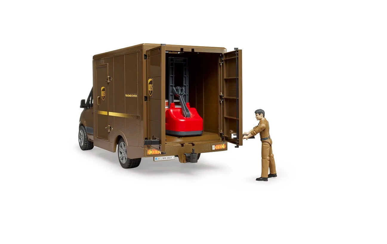 快递达人Bruder 02678 MB Sprinter UPS w/ Driver and Accessories