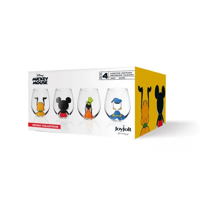 美国JoyJolt-Disney Squad Mickey Mouse & Pals “Looking Back" Glasses