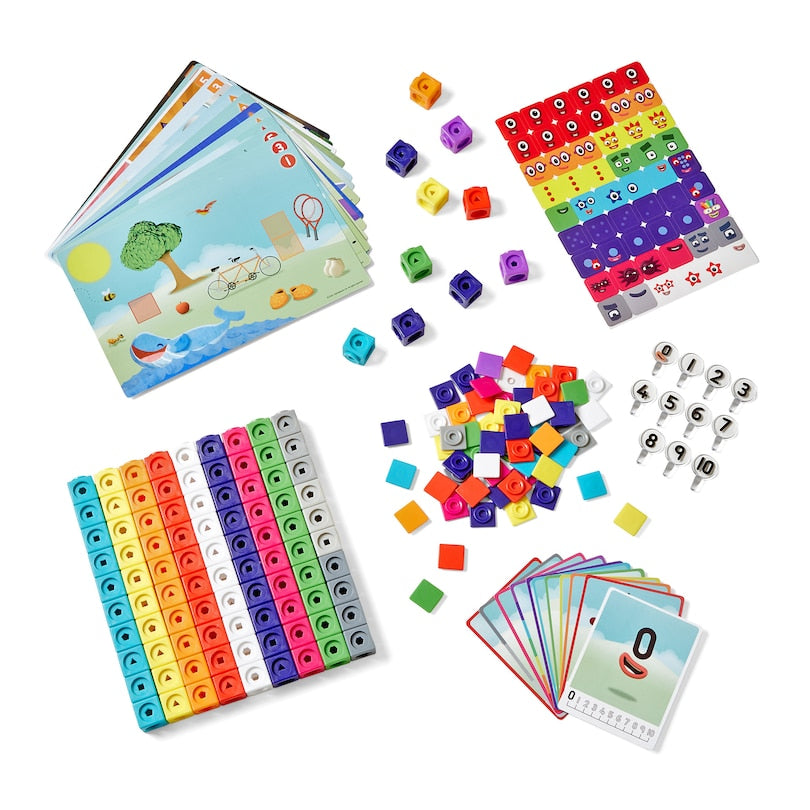 美国Numberblocks Mathlink Cubes Set 1-10