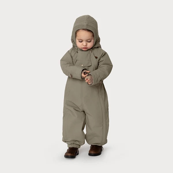 丹麦Mini A Ture- Wisti lined fleece snowsuit 2850-RED MERLOT