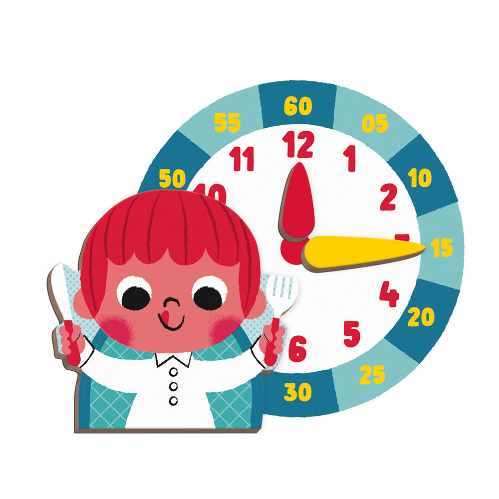 法国Janod Magneti'book - Learn to Tell the Time