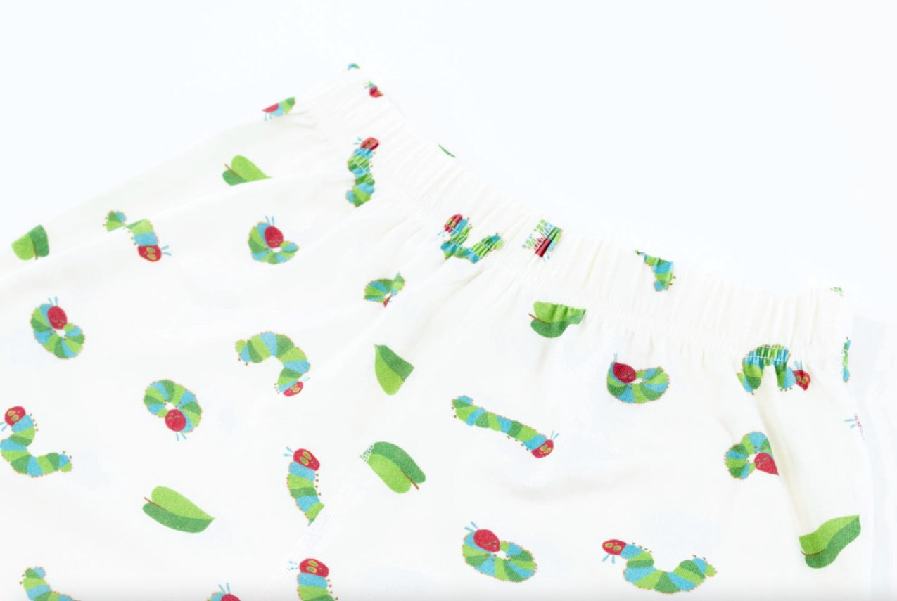 Nest Designs x Eric Carle分身短袖睡衣-好饿毛毛虫