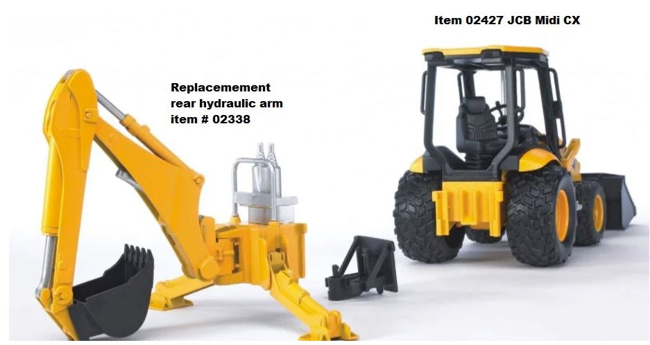 Bruder 02427 JCB MIDI CX Backhoe Loader