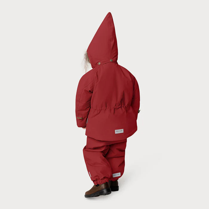 丹麦Mini A Ture- Wang fleece winter jacket 2850-RED MERLOT