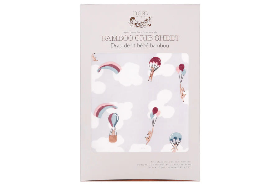Nest Designs Bamboo Fitted Crib Sheet - Meerkats Away!