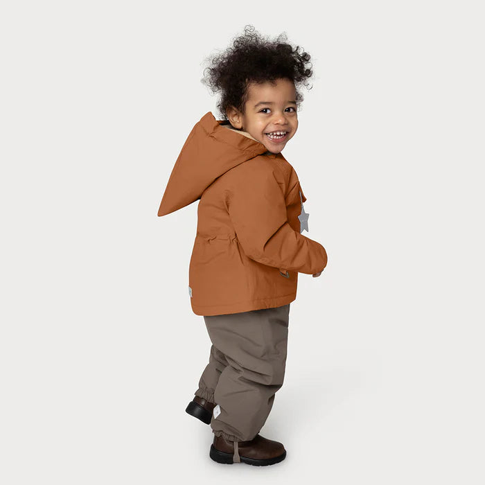 丹麦Mini A Ture- Wang fleece winter jacket 1563-PECAN BROWN