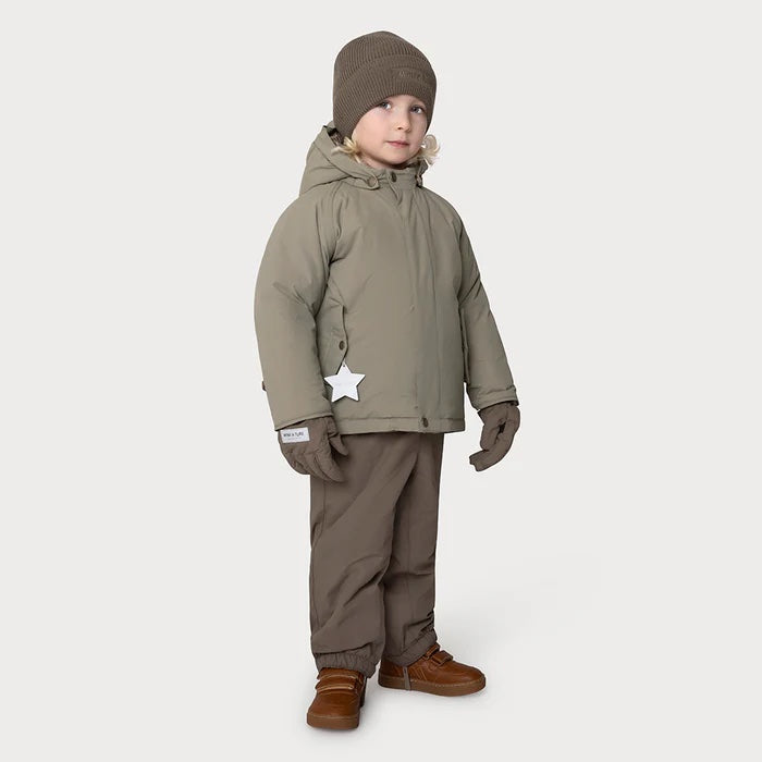 丹麦Mini A Ture- Wally fleece lined winter jacket 1691-ROOT BEER BROWN