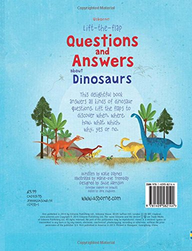 USBORNE Lift-the-flap Questions and Answers-Dinosaur