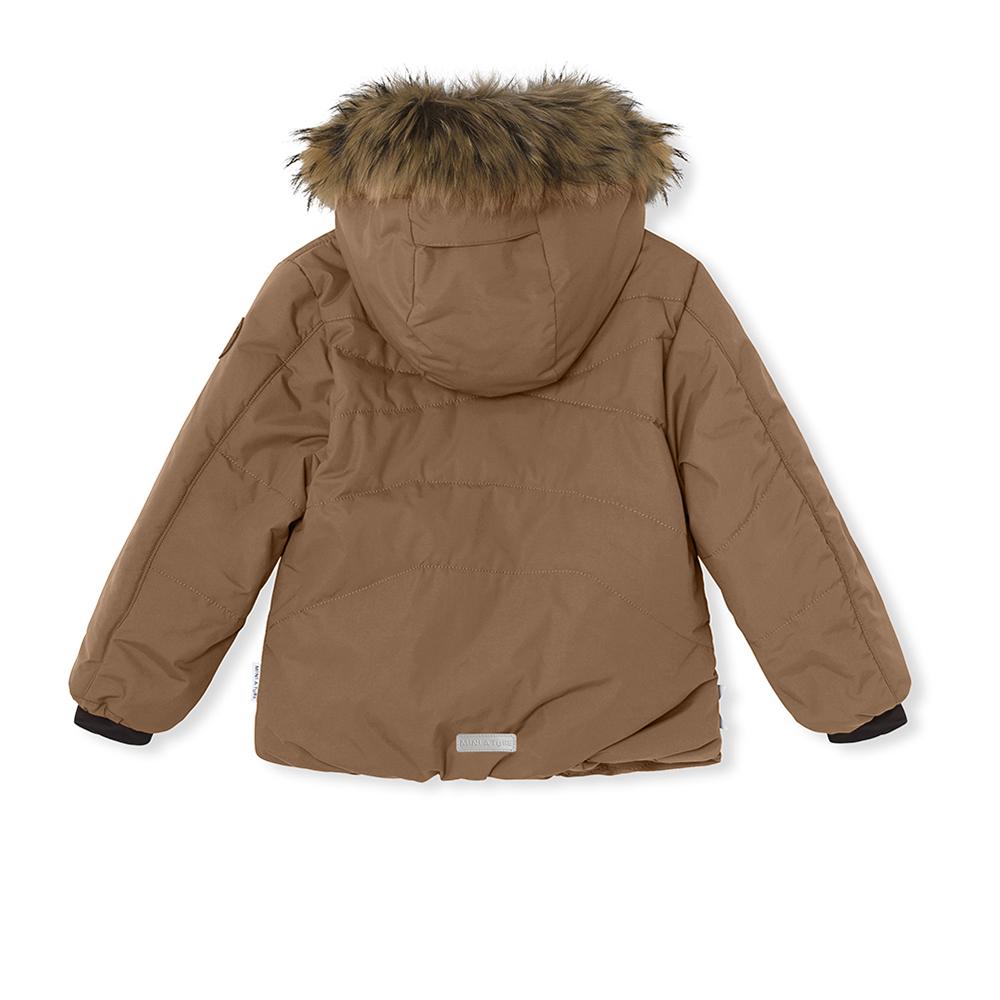 Mini A Ture Welias Fur Jacket-Acorn Brown