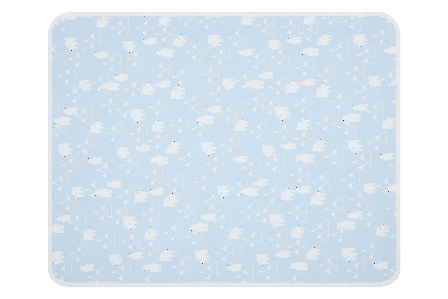 Nest Designs Organic Cotton Waterproof Change Pad (Small) - Polar Bear