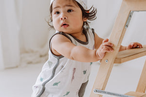 Nest Designs Bamboo Pima Sleeveless Romper - The Tortoise & The Hare