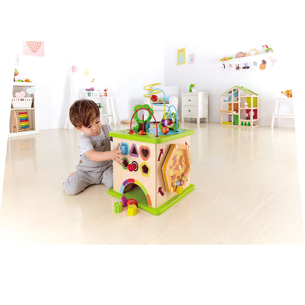Hape Country Critters Wooden Activity Play Cube农场六面体