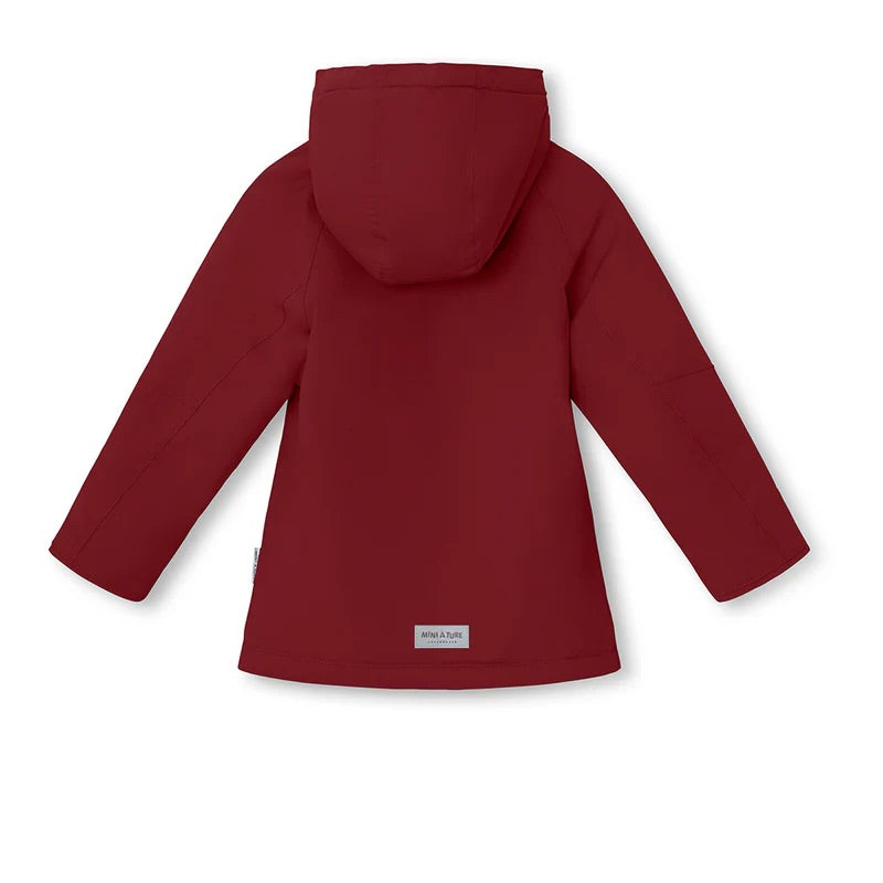 丹麦Mini A Ture- Valonso fleece lined winter jacket 2850-RED MERLOT