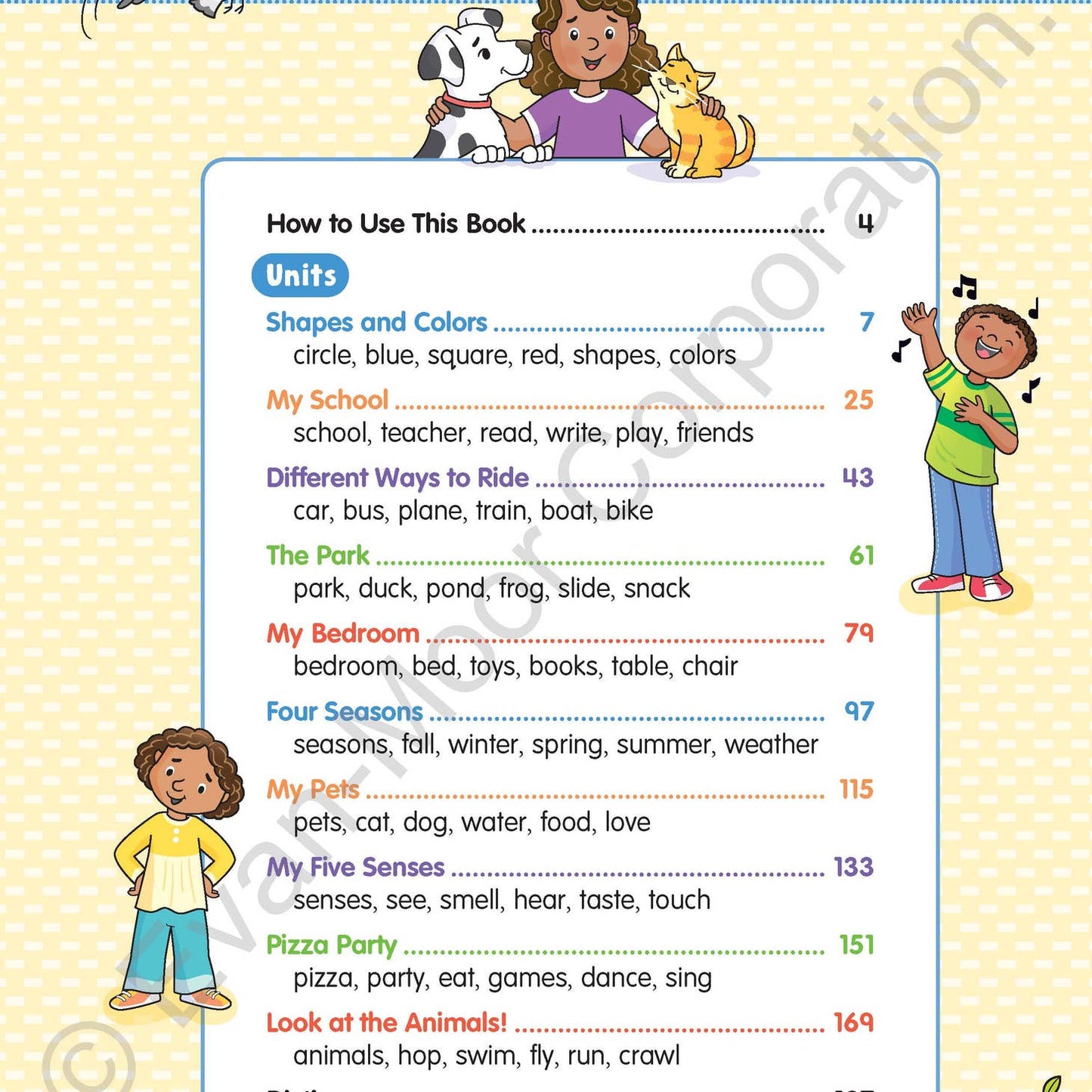 北美黄冈Evan-Moor My First Big Book of Words, Grade PreK Workbook