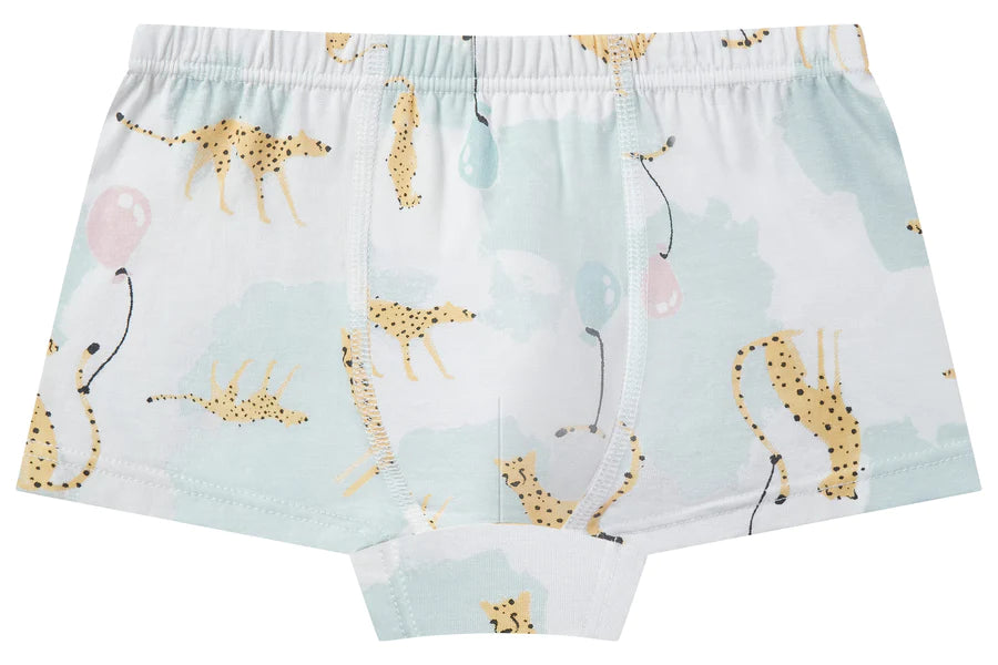 Nest Designs Bamboo Boys Boxer Briefs Underwear (2 Pack) - Pairie Fun
