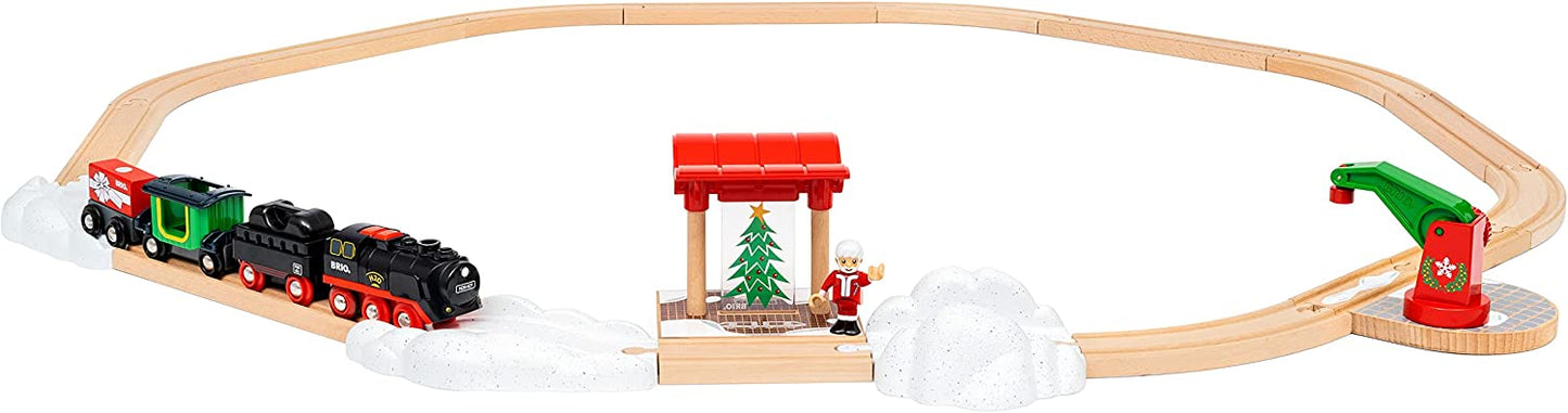 瑞典Brio-Christmas Steaming Train Set