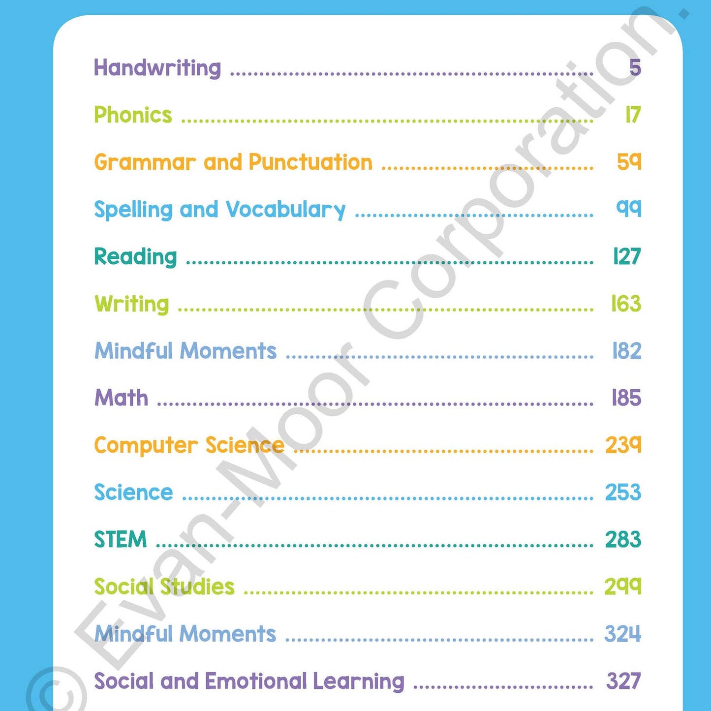 北美黄冈Evan-Moor Top Student, Grade 1 Workbook