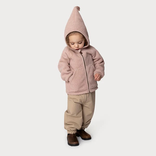 丹麦Mini A Ture- Liff teddyfleece jacket 3110-ADOBE ROSE