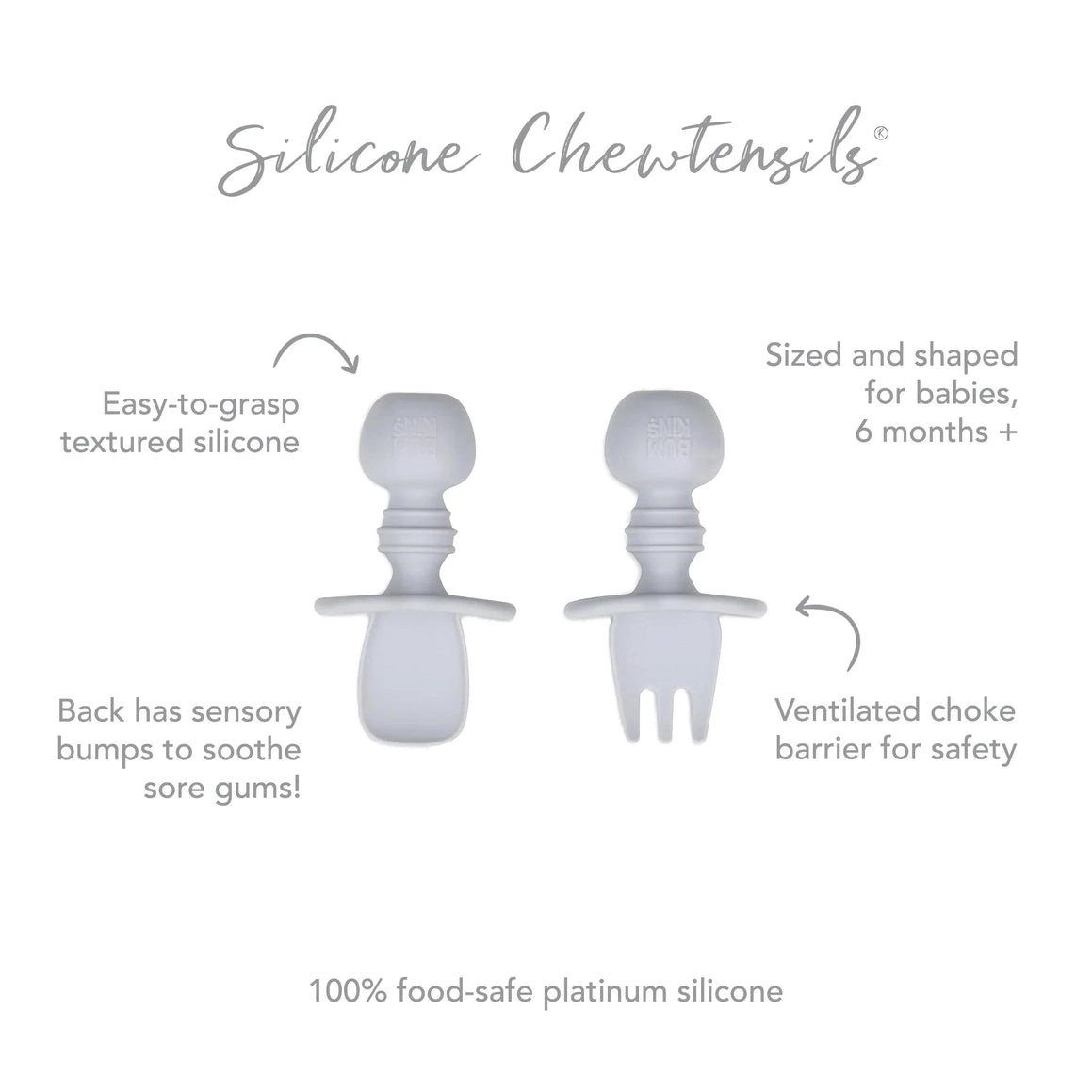 美国Bumkins - Silicone Chewtensils