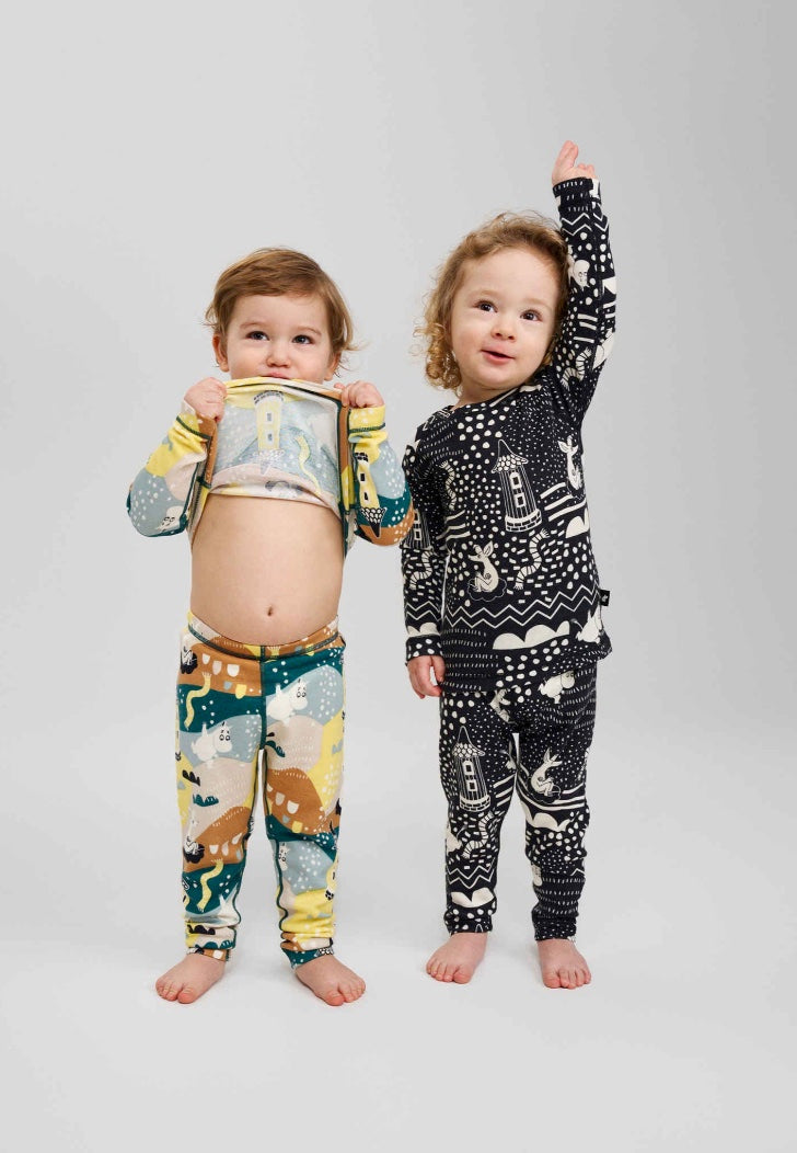 Reima Wool & Lyocell Thermal Set - Trivsam BLACK