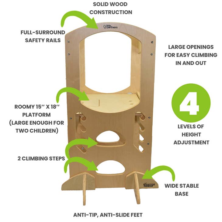 Little Partners The Learning Tower - Soft white