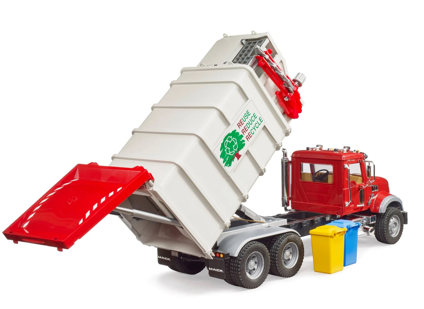 网红玩具车天花板! Bruder 02811 MACK Granite Side Loading Garbage Truck