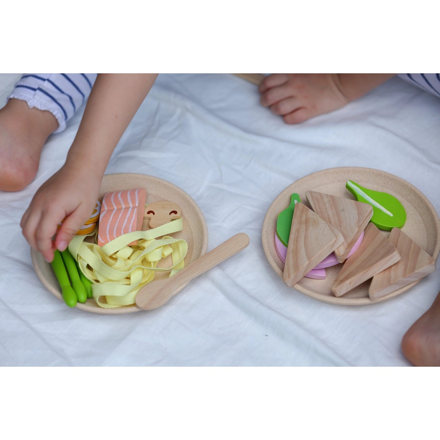 泰国PlanToys三文鱼意面套装