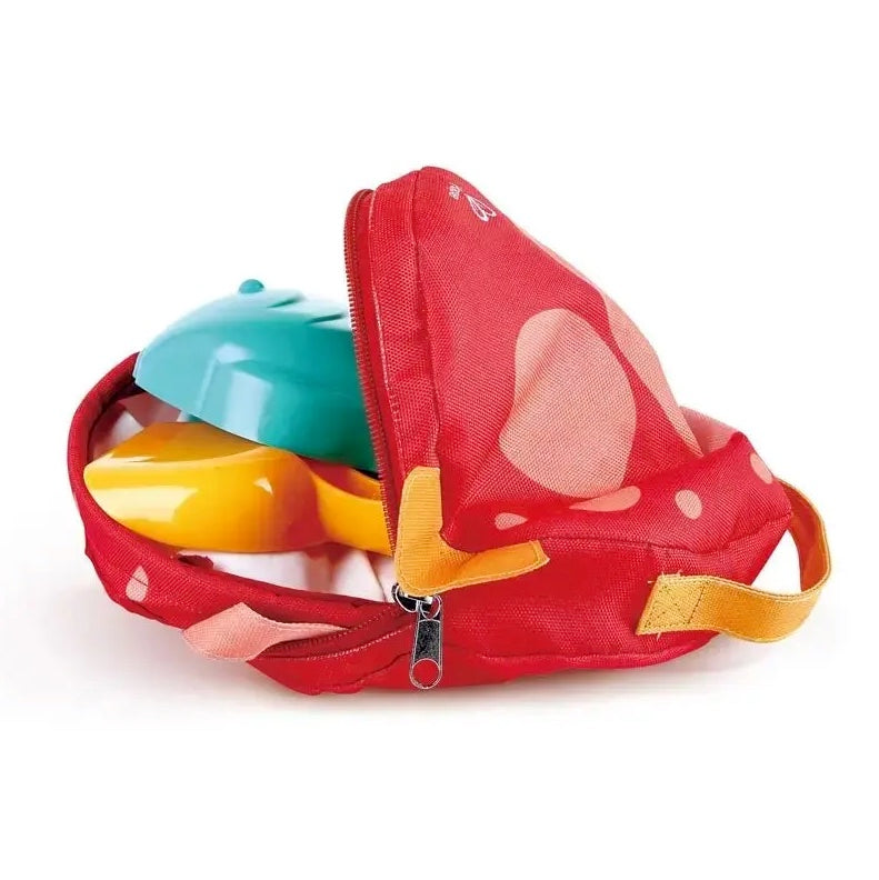 Hape Fold And Go Beach Toy Sets With Easy Carry Bag海滩折叠易携带玩具套装