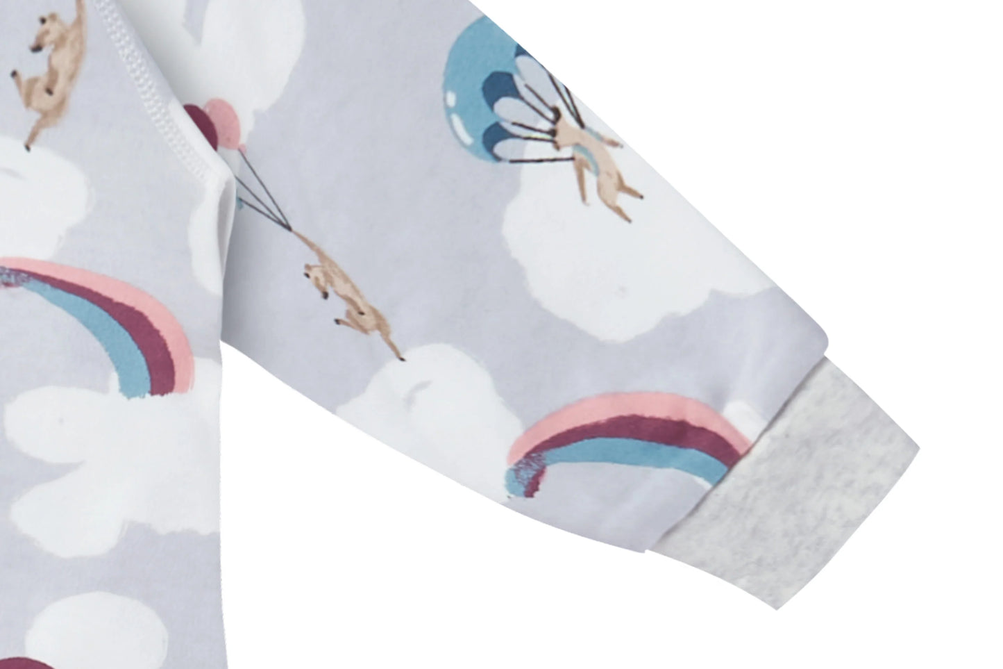 Nest Designs Organic Cotton One-Piece Zip Footless Sleeper - Meerkats Away!