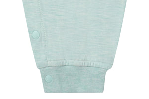 Nest Designs Bamboo Jersey Short Sleeve Romper - Pantone Harbor Grey