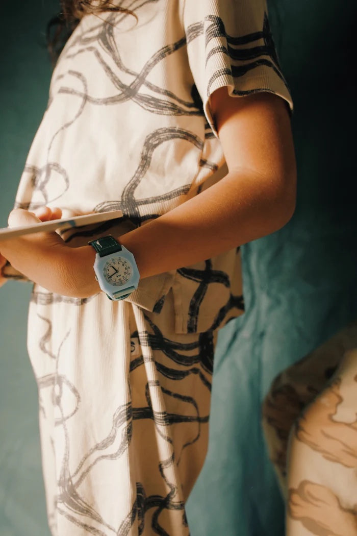 西班牙Mini Kyomo-Eucalyptus watch Limited Collection-日本技术意大利生产