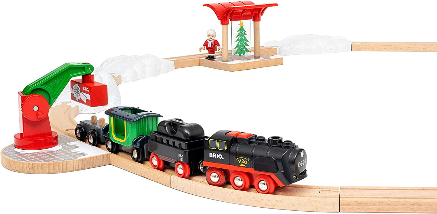瑞典Brio-Christmas Steaming Train Set