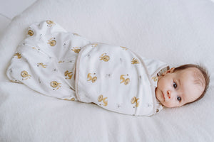 Nest Designs Organic Cotton Startle Stop Sleep Bag 0.5 TOG - The Lion & The Mouse