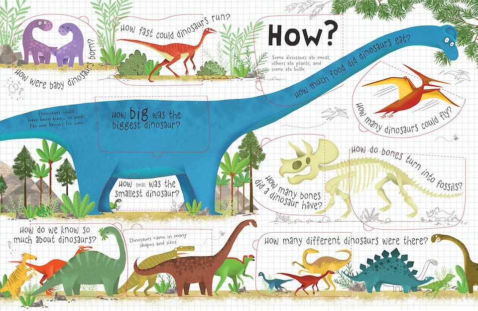 USBORNE Lift-the-flap Questions and Answers-Dinosaur