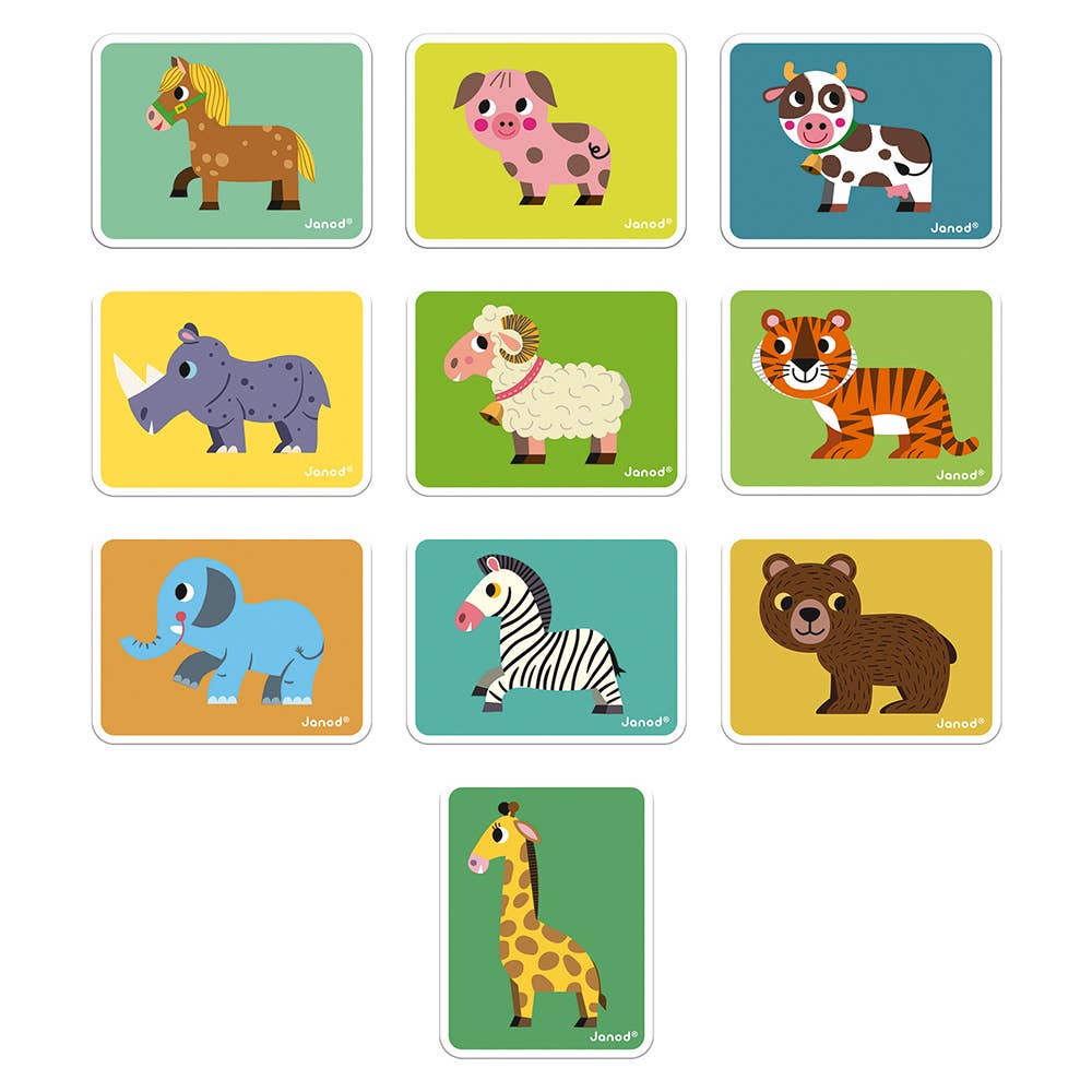 法国Janod Magneti'book - Animals