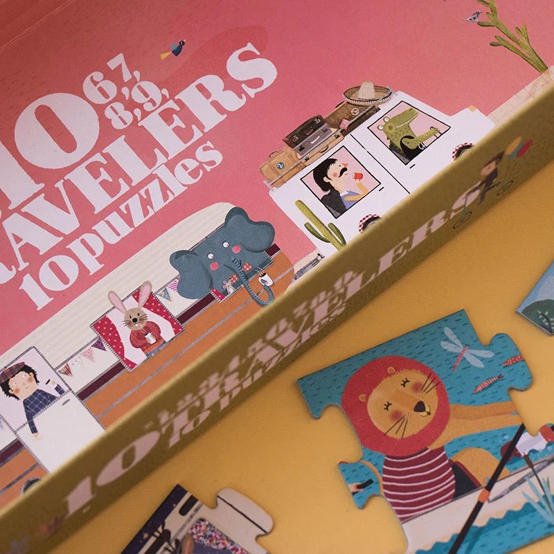 LONDJI 10 Travellers Puzzles 计数加减启蒙