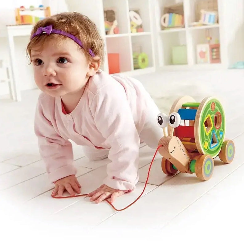 Hape Walk-A-Long Snail牵引蜗牛玩具
