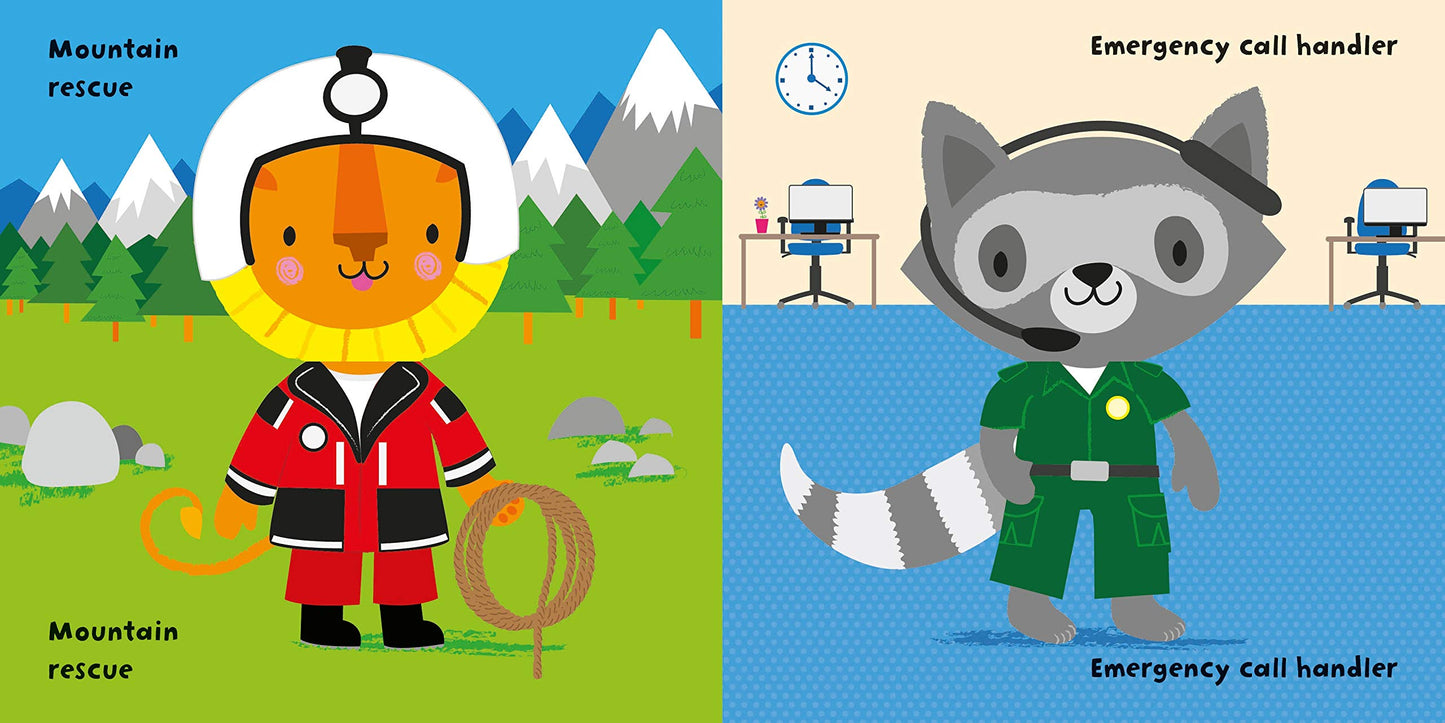 USBORNE Baby's First Mix & Match Emergency