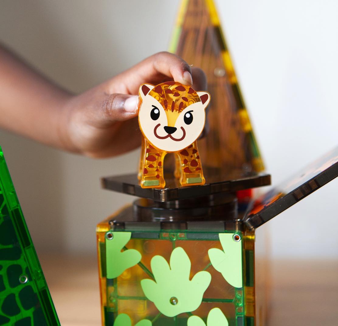 MAGNA-TILES Jungle Animals 25-Piece Set