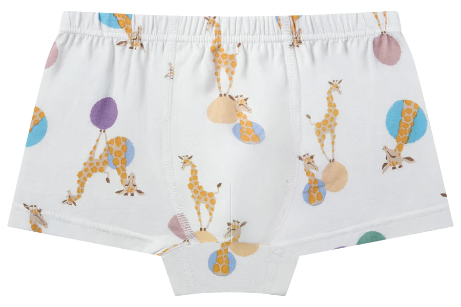 Nest Designs Bamboo Boys Boxer Briefs Underwear (2 Pack) - Pairie Fun