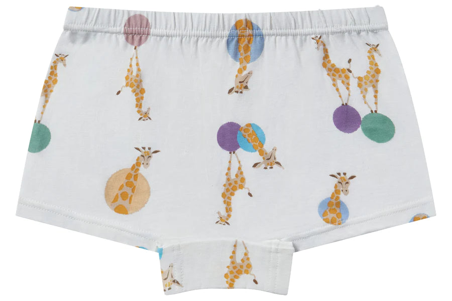 Nest Designs Bamboo Girls Boy Short Underwear (2 Pack) - Pairie Fun