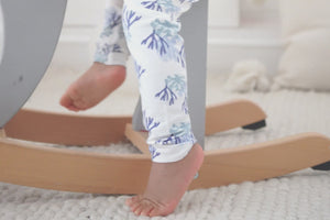 Nest Designs Bamboo Jersey Leggings - Blue Reef