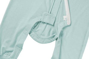 Nest Designs Bamboo Jersey Short Sleeve Footed Sleep Bag 0.5 TOG - Pantone Harbor Grey