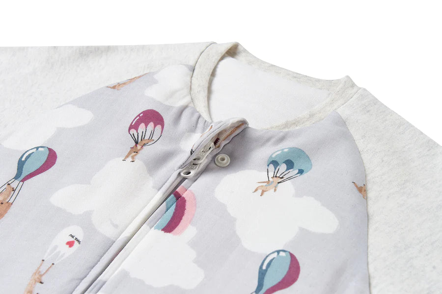Nest Designs 2.5 TOG Wool Blended Long Sleeve Footed Sleep Bag - Meerkats Away!
