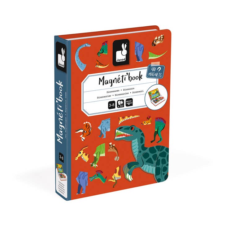 法国Janod Magneti'book - Dinosaurs