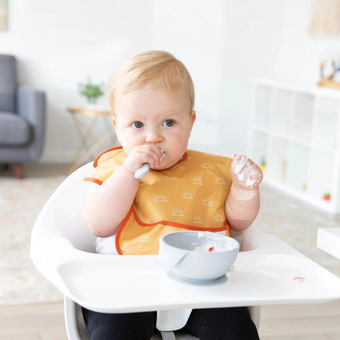 美国Bumkins - Silicone First Feeding Set