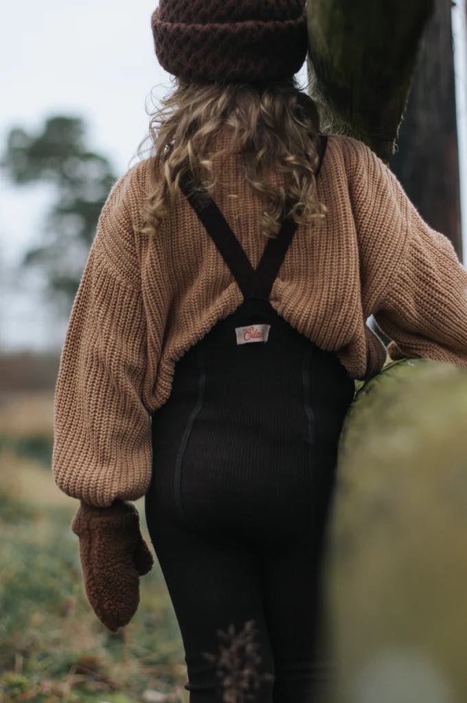 丹麦Silly Silas-Wooly Footless Espresso Brown