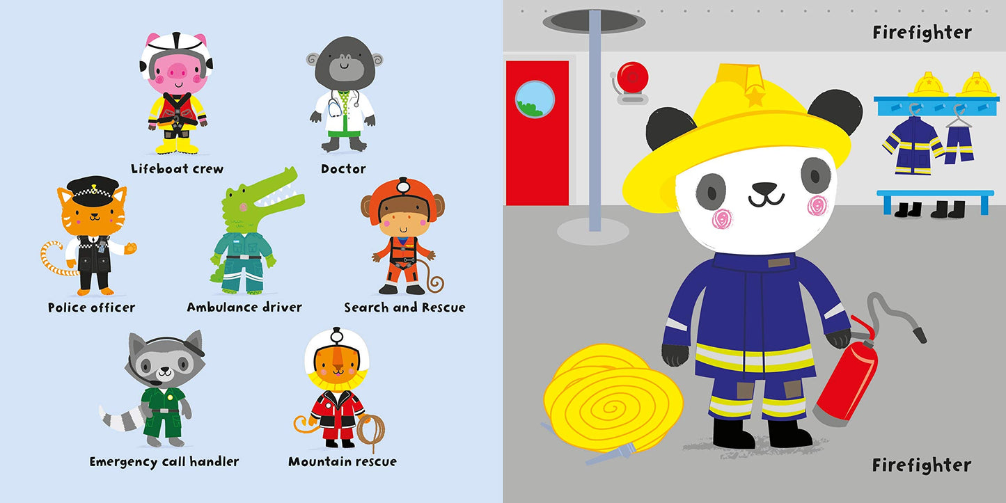 USBORNE Baby's First Mix & Match Emergency