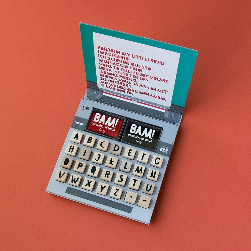 LONDJI BAM! Create Your Words 木质印章