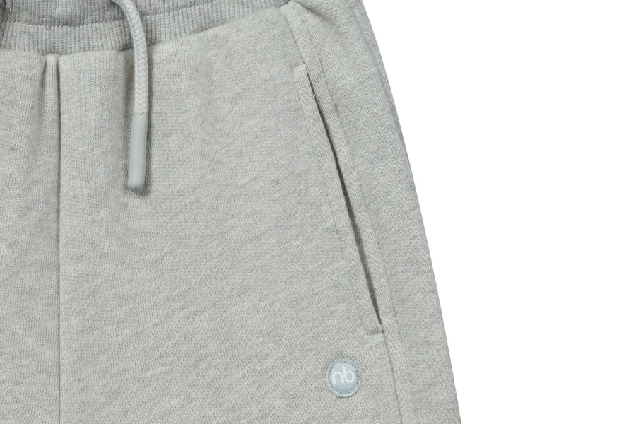 Nest Designs Basic Organic Terry Side Seam Sweatpants - Cloudburst Light